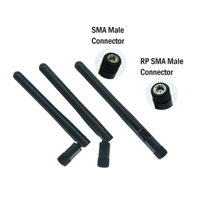 Eteily เสาอากาศยาง3dBi ในร่ม2.4GHz โปรไฟล์ต่ำสูญเสียต่ำ SMA ตัวผู้ตัวเชื่อมต่อแบบเคลื่อนย้ายได้เสาอากาศสื่อสาร - Product Image 5
