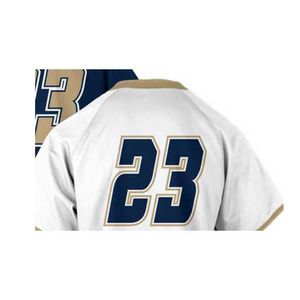 T-shirts de football sportifs personnalisés maillot de football coupe carrée rétro Streetwear maillot de football maillot de crosse - Product Image 3