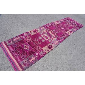 Yoruk พรมขนแกะตุรกีแนววินเทจเป็นมิตรกับสิ่งแวดล้อมพรมขนแกะขนาดกลาง3.1 x 11.7ft งานเย็บปะโบฮีเมียนดีไซน์งานเย็บปะต่อกันสำหรับห้องรับประทานอาหารน้ำยาง - Product Image 2