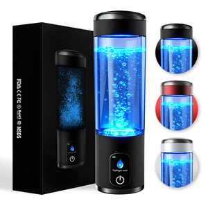 Botella Generadora De Agua Hidrogenada 350ml - Portátil, Recargable USB, Tecnología SPE/PEM, Para Casa, Oficina Y Gym