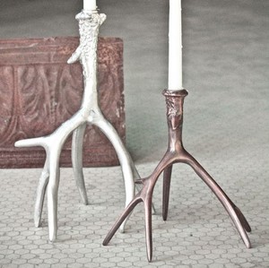 Ensemble de dessus de table de décoration d'intérieur en laiton plaqué or bougeoir brillant décoration de Noël - Product Image 4