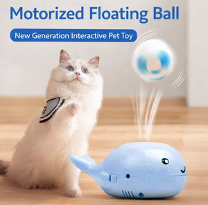 USB Rechargeable Foldable Modern Outdoor Floating <b>Ball</b> Cat <b>Toy</b> Electric Interactive Reusable Rectangle Shape - Product Image 2