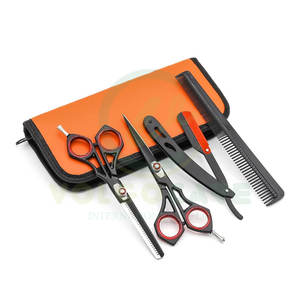 Juego de tijeras de corte de pelo profesional 2024, tijeras de corte de pelo para peluquero hechas con acero inoxidable en estilo único - Product Image 1