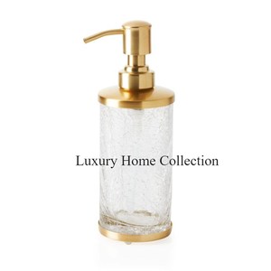 Distributeur de savon de salle de bain autocollant à motif floral et autres fournitures de vaisselle d'Inde à bas prix Distributeur minimaliste avec pompe - Product Image 5