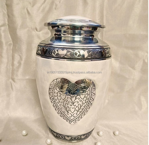 Urnas Funerarias de Latón Americanas al por Mayor para Cenizas Humanas, Grabado Personalizado, Capacidad de 200-220 Pulgadas Cúbicas, Diseños Personalizables - Product Image 1