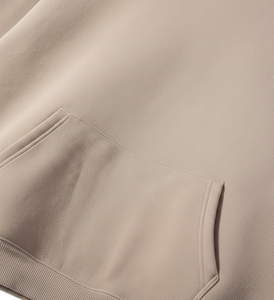 เสื้อฮู้ดดี้ผ้าฝ้ายย้อมสีพื้น ผลิตจากโรงงานขายส่ง ทรงหลวม ไหล่ตก ผ้าหนา กันยับ - Product Image 4