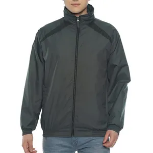 도매 클래식 기본 의류 사용자 정의 남성 면 폴리에스터 재킷 캐주얼 일반 폭격기 셔츠 재고 오토바이 재킷