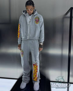 2024ใส่ได้ทั้งชายและหญิงชุดสูทกางเกงกันลมระบายอากาศได้ดีชุดวอร์มทรงถุงขนาดใหญ่พิเศษสำหรับผู้ใหญ่ที่มีน้ำหนักมาก - Product Image 1