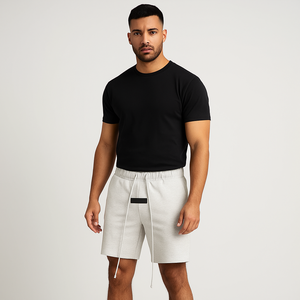 Short de gym personnalisé pour hommes Short d'entraînement d'été de luxe de 5 pouces avec logo Short d'entraînement décontracté de fitness et de basket-ball - Product Image 5