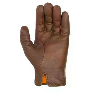 Gants en cuir d'agneau d'hiver pour l'extérieur avec doublure en laine, gants en cuir véritable épais pour la conduite, mitaines en cuir d'agneau avec logo personnalisé - Product Image 5