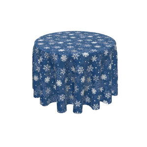 Manteles de fiesta de boda de algodón puro con diseño floral personalizado bordado a precio mayorista - Product Image 3