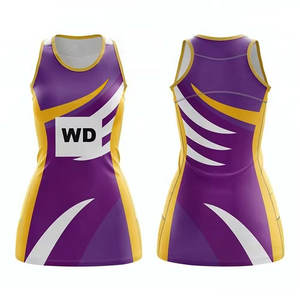 Pakistan Manufacturer Quick Dry Comfortable Polyester Fabric <b>Netball</b> Uniform Low MOQ Cheap Price Lightweight <b>Netball</b> Uniform - Product Image 1