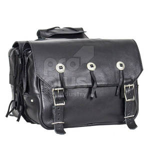 Alforja de Motocicleta de Cuero Personalizable de Alta Calidad Retro, Diseño Único Hecho a Mano, Cuero de Grano Completo, PROPLUS INDUSTRY Personalizado - Product Image 1