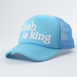 หมวกแก๊ปโฟม5แผงพัฟพิมพ์แบบกำหนดเอง2025ใหม่พร้อมสแน็ปแบคสำหรับผู้ใหญ่สีที่แตกต่างกันพิมพ์ลายนูน - Product Image 3