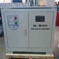 Transformateur à économie d'énergie de 98% 380V à 220V 3 phases Type sec 30kVA 40kVA 50kVA 60kVA 380VAC à 220VAC