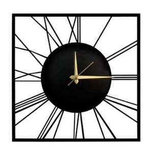 Horloge murale en métal de qualité durable robuste pour la décoration intérieure dans une horloge décorative de style élégant dans les prix de gros - Product Image 5