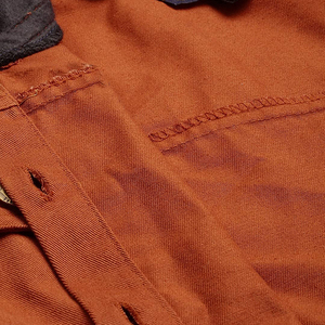 Veste en jean marron pour femmes sur mesure respirante et longue conception régulière pour la veste en jean uni pour femmes jeunes - Product Image 6