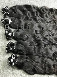 Vente en gros 100% extensions de cheveux humains vierges naturels ondulés bruts non transformés VQ cheveux vendeur vietnamien qualité Stock fermeture de lacet - Product Image 4