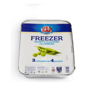 Juego de bandejas desechables Gr29 de 4 porciones, 3 piezas, 701032, bolsa de gel para almacenamiento de alimentos y contenedor - Product Image 1