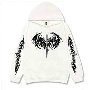 Sudadera con Capucha para Hombre, Tendencia de Invierno, 100% Algodón, Felpa, Bolsillo, Dobladillo Acanalado, Tinte Liso, Transpirable, Secado Rápido, Corte Regular - Product Image 2