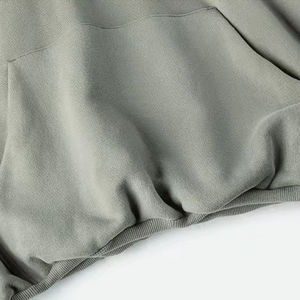 Sweatshirts et sweatshirts à capuche surdimensionnés et personnalisés pour hommes 400GSM Sweatshirt à capuche uni épais de haute qualité pour hommes basics coton mélangé - Product Image 3