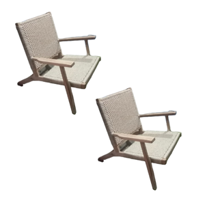 Chaise sans bras de chaise d'hôtel et de salle à manger de rotin de vente chaude avec des meubles d'hôtel de jambe en bois fabriqués en Indonésie - Product Image 2