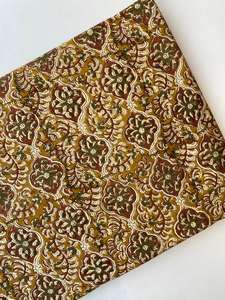 ผ้า100% พิมพ์ลายบล็อกด้วยมือผ้าฝ้ายระบายอากาศแบบดั้งเดิมเป็นมิตรต่อสิ่งแวดล้อม - Product Image 2