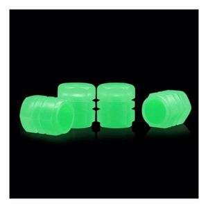 Coperchio valvola BICYCLE-MOTORCYCLE fosforo giallo 4 pezzi - Product Image 1