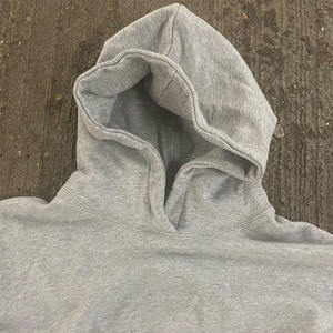 Fabricant Créez Votre Propre Marque de Vêtements Ensemble de Survêtement Homme avec Fermeture Éclair Personnalisé Ensemble de Jogging Gris Sweat à Capuche et Pantalon de Survêtement - Product Image 4