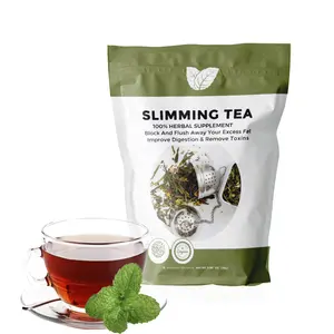 OEM ODM pembakar lemak usus besar membersihkan perut rata terbaik organik Pelangsing teh herbal