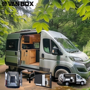 Módulo <span class=keywords><strong>Camper</strong></span> para Furgoneta con Baño, Calefacción y Ducha, Accesorios Interiores Cama en Caja para Caravana - Product Image 1