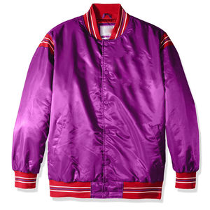 Chaquetas Varsity de Satén para Hombre, Estilo Nuevo, Invierno, con Cuello Alto, Tela de Lona, Colores y Logotipo Personalizables - Venta al por Mayor - Product Image 5