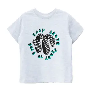 Top Quality T-shirts For Boys "Doo" 100% Cotton Fabric Manufacturer Price T-shirts For Kids