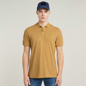 Luxe hommes 100% coton Paul Style Golf pour Polo brodé surdimensionné à manches courtes décontracté Slim Fit couleur unie tricoté - Product Image 5
