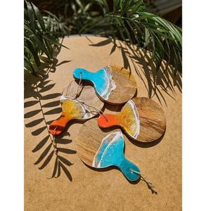 Planches à découper en bois de résine durable, fabriquées en bois d'acacia et en bois de manguier, offrant une coupe épaisse et stable - Product Image 1