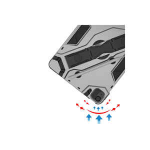 Coque arrière antichoc pour tablette iPad Air 10,9 pouces 4e génération Netzy 2020 avec étui de protection en cuir PU et silicone - Product Image 3