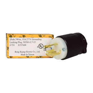 Enchufe de bloqueo NEMA Enchufe recargable de conexión a tierra estándar - Product Image 5