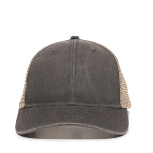 Marque qualité 6 panneau extérieur queue de cheval maille dos chapeau casquette lourd lavé structuré personnalisé papa casquette Sport casquette de Baseball soleil Golf chapeau - Product Image 2