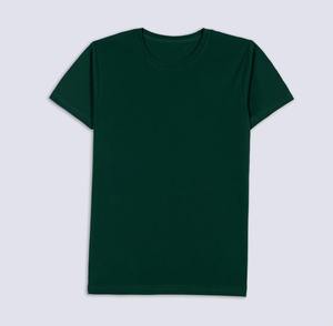 T-shirt uni décontracté en tissu confortable en coton doux pour la sublimation par pression à chaud et les commandes en vrac avec logo personnalisé - Product Image 5