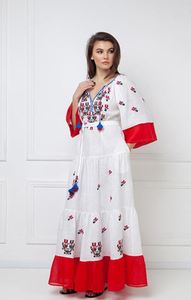 2025แขนพัฟปักลายสำหรับผู้หญิงเสื้อผ้ายูเครนแบบดั้งเดิมปักด้วยมือคุณภาพสูง - Product Image 3