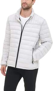 Chaqueta de Plumón Ultraligera Personalizada de Invierno al por Mayor, Chaqueta Cortavientos con Cuello Alto para Hombre - Product Image 5