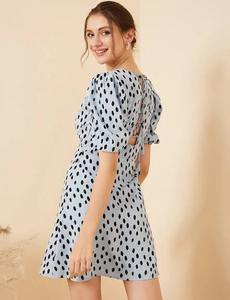 Indian hand block cotton short <b>dress</b> personalized bride wedding honeymoon gift <b>dress</b> woman stylish <b>dress</b> gift for her on sale - Product Image 4