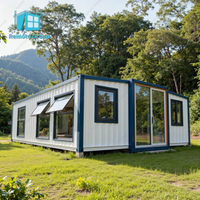 Casa Contenedor Prefabricada, Edificio Modular Expandible de Acero de 20 pies/40 pies para Hotel, Villa, Oficina, Vivienda Portátil de Lujo