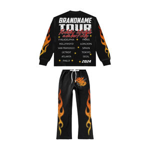 Vente en gros de logo de marque personnalisé sérigraphie sur tout Design Top Collection Hiver Mode Plus Size Respirant Léger - Product Image 2