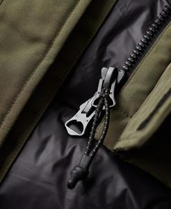 Vestes parka pour hommes personnalisées à la mode, parkas utilitaires à capuche vierges, veste en coton - Product Image 4