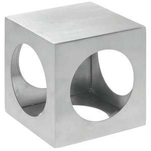 <b>Wire</b> Design Set of 3 Piece Iron Metal Square Display Food Riser Stand <b>Rack</b> Black Finished for Food Presentation - Product Image 4