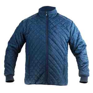 CUSTOM Rain Jacket Waterproof Uniform Anorak <b>Quilted</b> Jacket Navy <b>HOODIE</b> JACKET - Product Image 6