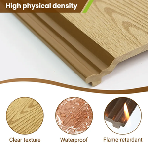 Thân thiện với môi Gỗ nhựa composite Panel tường chống UV không thấm nước WPC ngoài trời tường ốp - Product Image 3