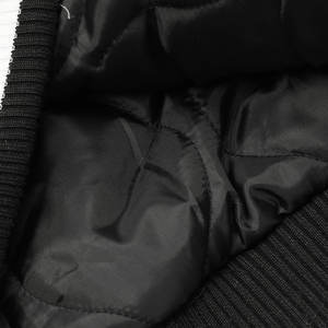 Chaquetas de Invierno Unisex Bordadas de Alta Calidad de Fabricante OEM, Uniforme de Béisbol Personalizado, Chaqueta Casual de Forro Polar con Letras Bordadas en la Parte Delantera - Product Image 6