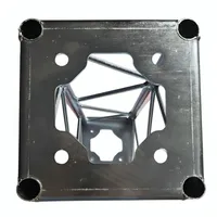 Tour de treillis en acier galvanisé A15 de 2 m avec dimensions 200x15x15 cm, 7,5 kg